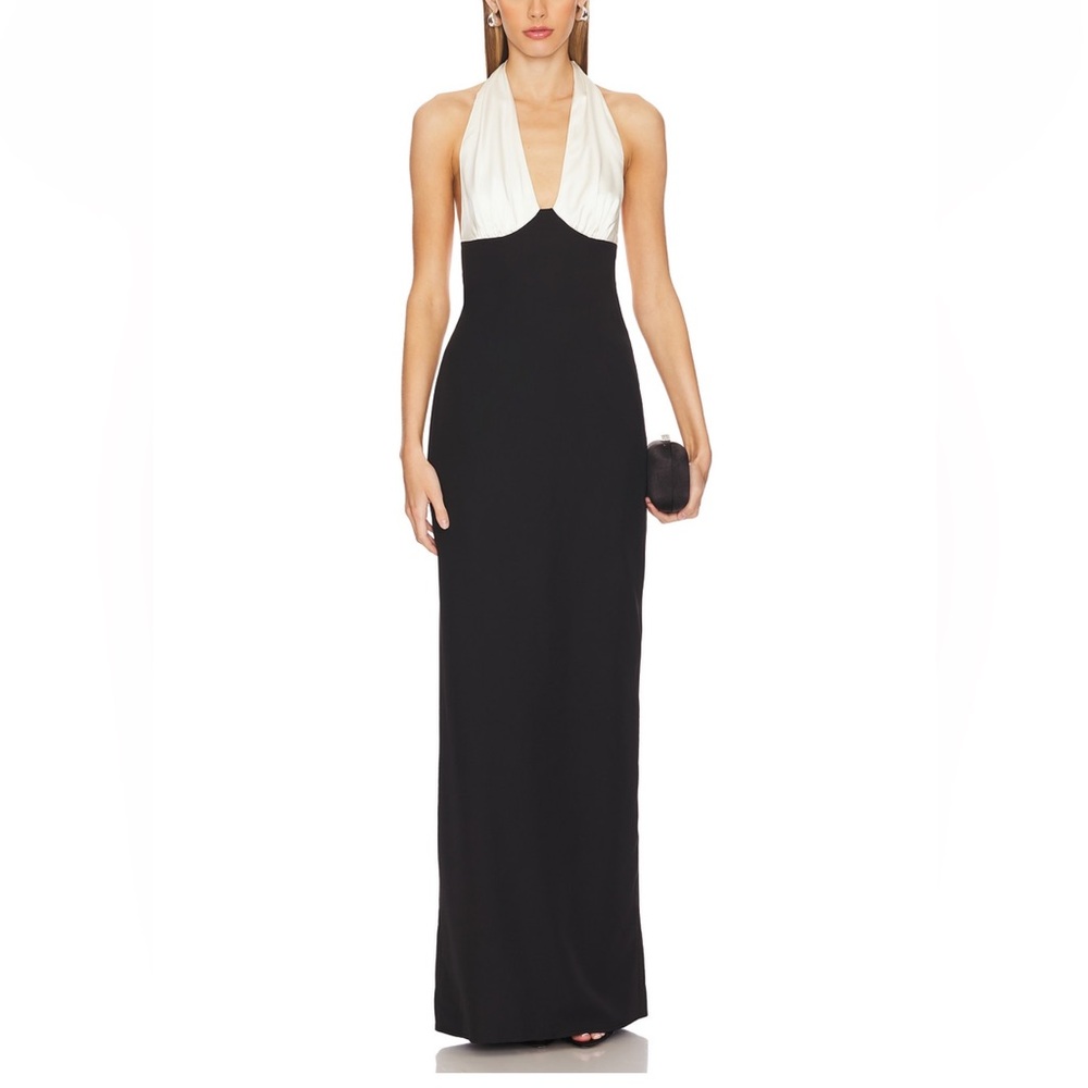 Lovers and Friends Katie Gown in Black & Ivory